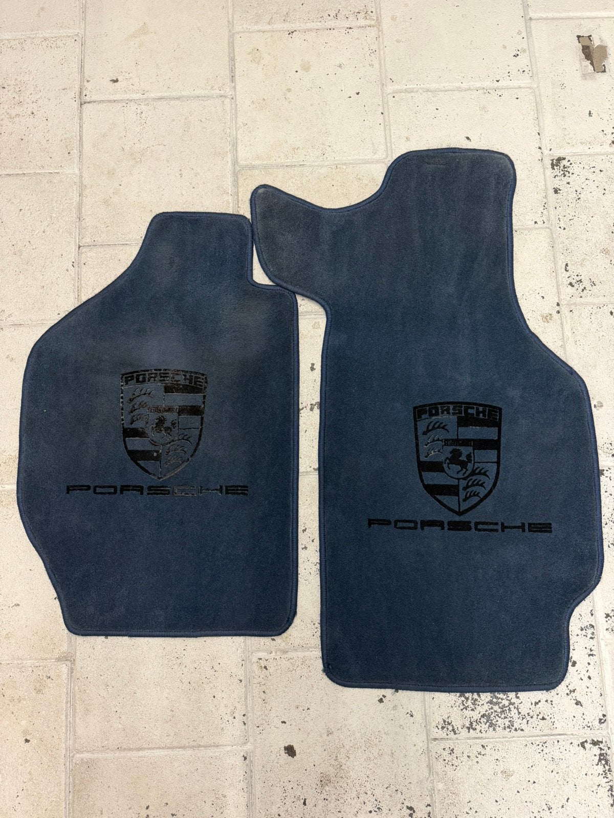 Porsche auto mat automatten set Donker blauw, Auto-onderdelen, Ophalen of Verzenden
