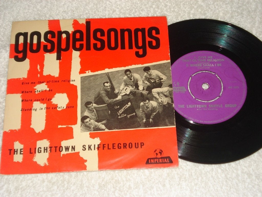 Lighttown Skiffle Group  EP  nieuwstaat   Orgineel, Zo goed als nieuw, EP, Nederlandstalig, Fotohoes