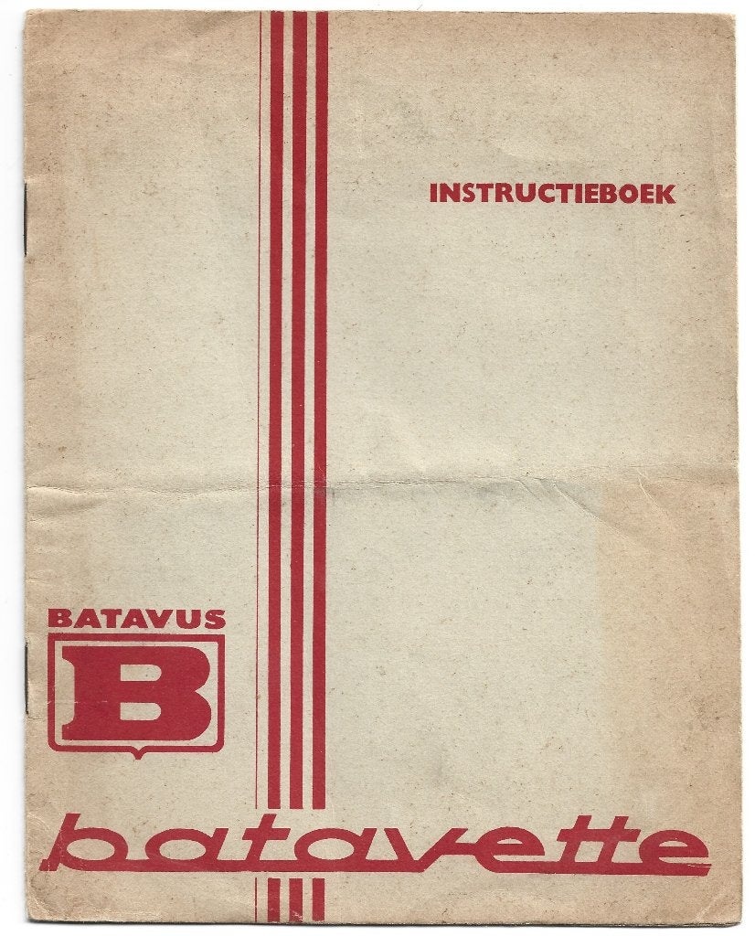 Batavus Batavette Instructieboek bromfiets (7431z), Verzenden, Zo goed als nieuw