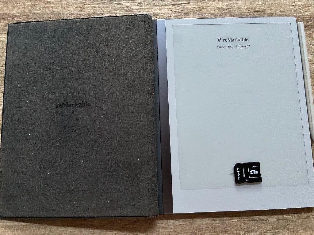 ReMarkable 2 izgs, incl. Marker, tips en BookFolio., Computers en Software, Ophalen of Verzenden, Zo goed als nieuw, 10 inch of meer