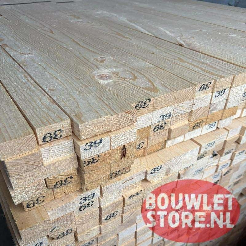Vuren latten | panlat plafondlat | 3900mm | 22x42mm | latjes, Doe-het-zelf en Verbouw, Hout en Planken, Minder dan 25 mm, Overige typen