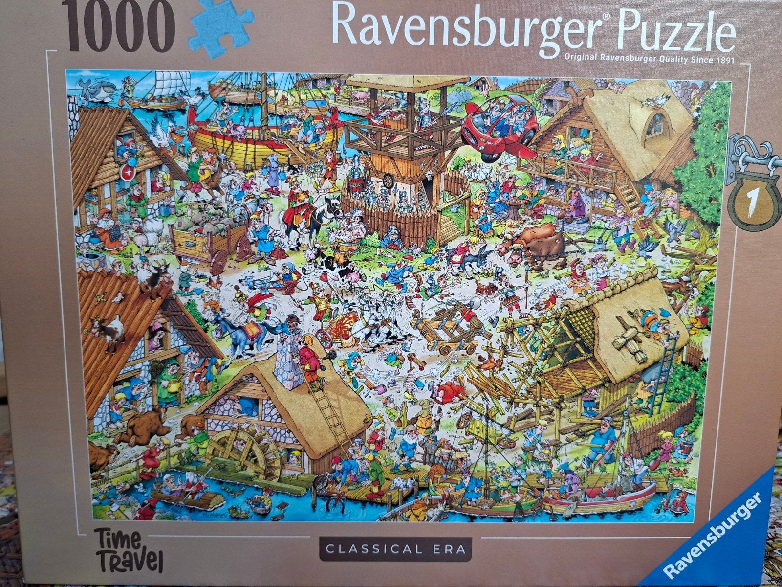 Ravensburger puzzel 1000 stukjes, Ophalen of Verzenden, 500 t/m 1500 stukjes, Zo goed als nieuw