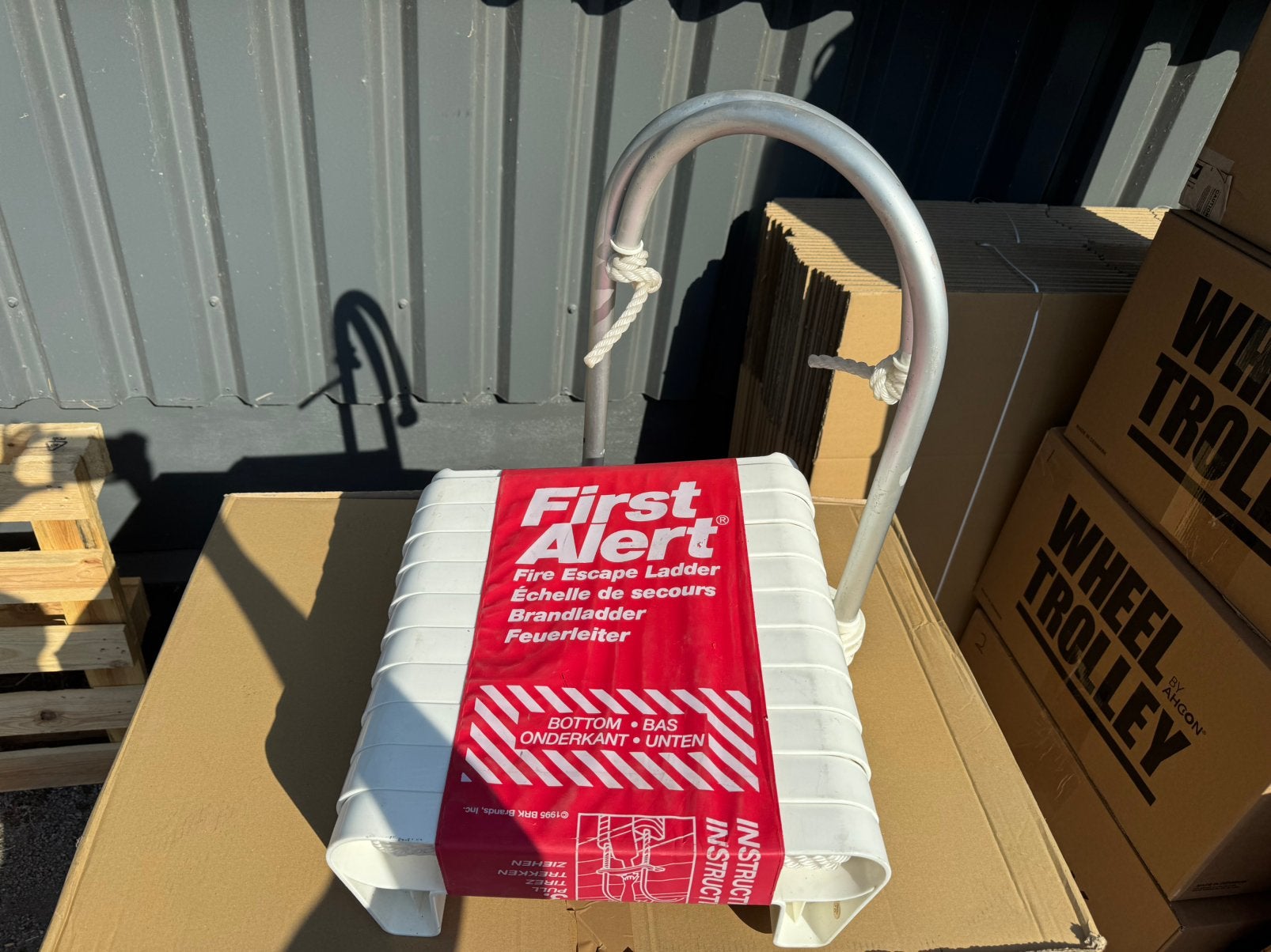 First Alert vluchtladder, Nieuw, Ophalen of Verzenden, Ladder, Opvouwbaar of Inschuifbaar