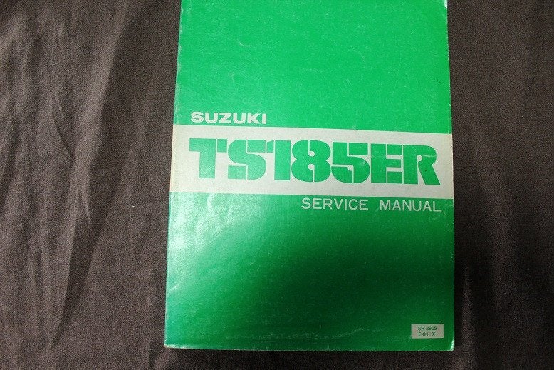 Suzuki TS185 ER 1980 / 1981 motorcycle service manual, Ophalen of Verzenden, Suzuki