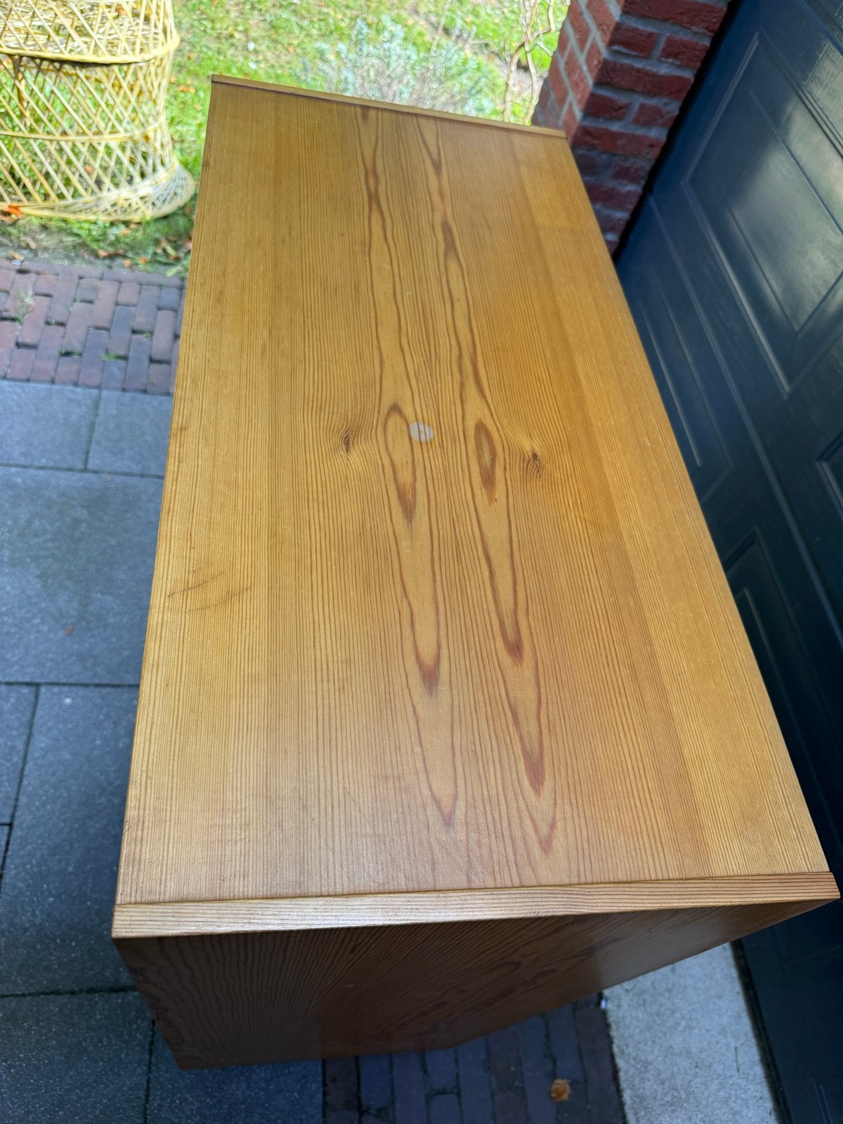 Houten ladekast 88x76x36cm met 6 laden, Ophalen, Gebruikt, Gijosvintage, 5 laden of meer