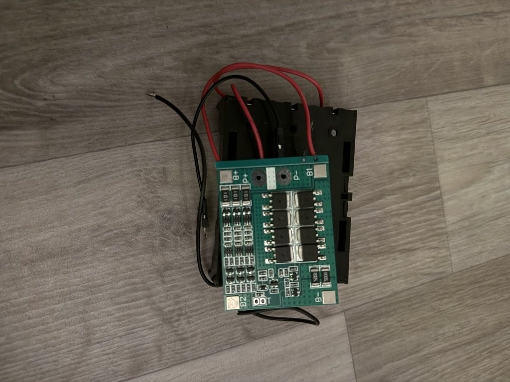 3S BMS beschermingsprint + 18650 batterijhouder (3 cellen), Ophalen of Verzenden, Gebruikt