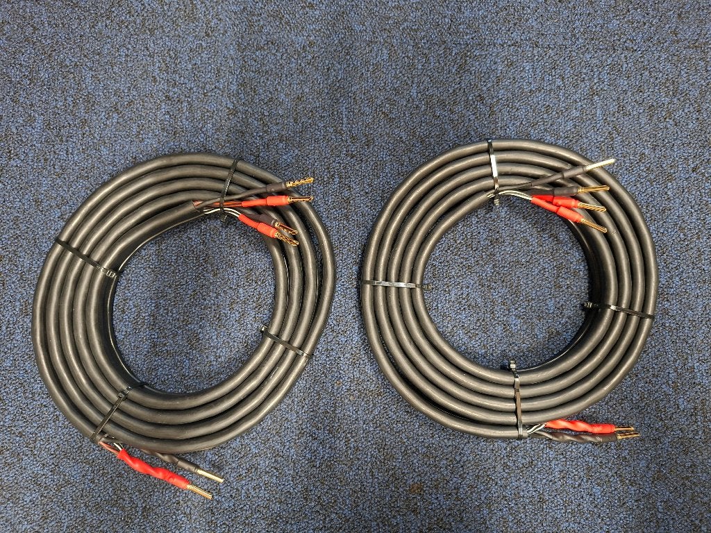 2 x 3.00 meter LINN K400 Bi-wire luidsprekerkabels, Ophalen of Verzenden, Gebruikt, 2 tot 5 meter, Luidsprekerkabel