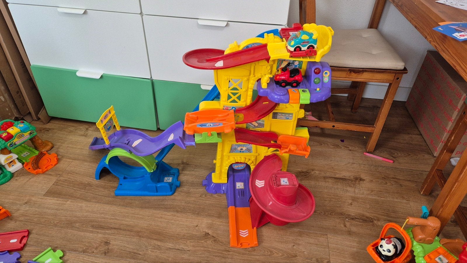 VTech Toet Toet Auto's Racebaan, Ophalen, Gebruikt