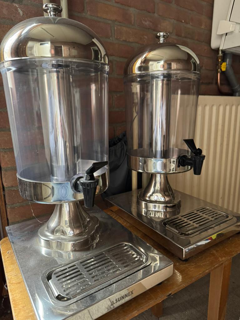2x Dranken Dispenser 8 Liter - Sunnex prijs is per stuk, Ophalen, Gebruikt, Overige typen