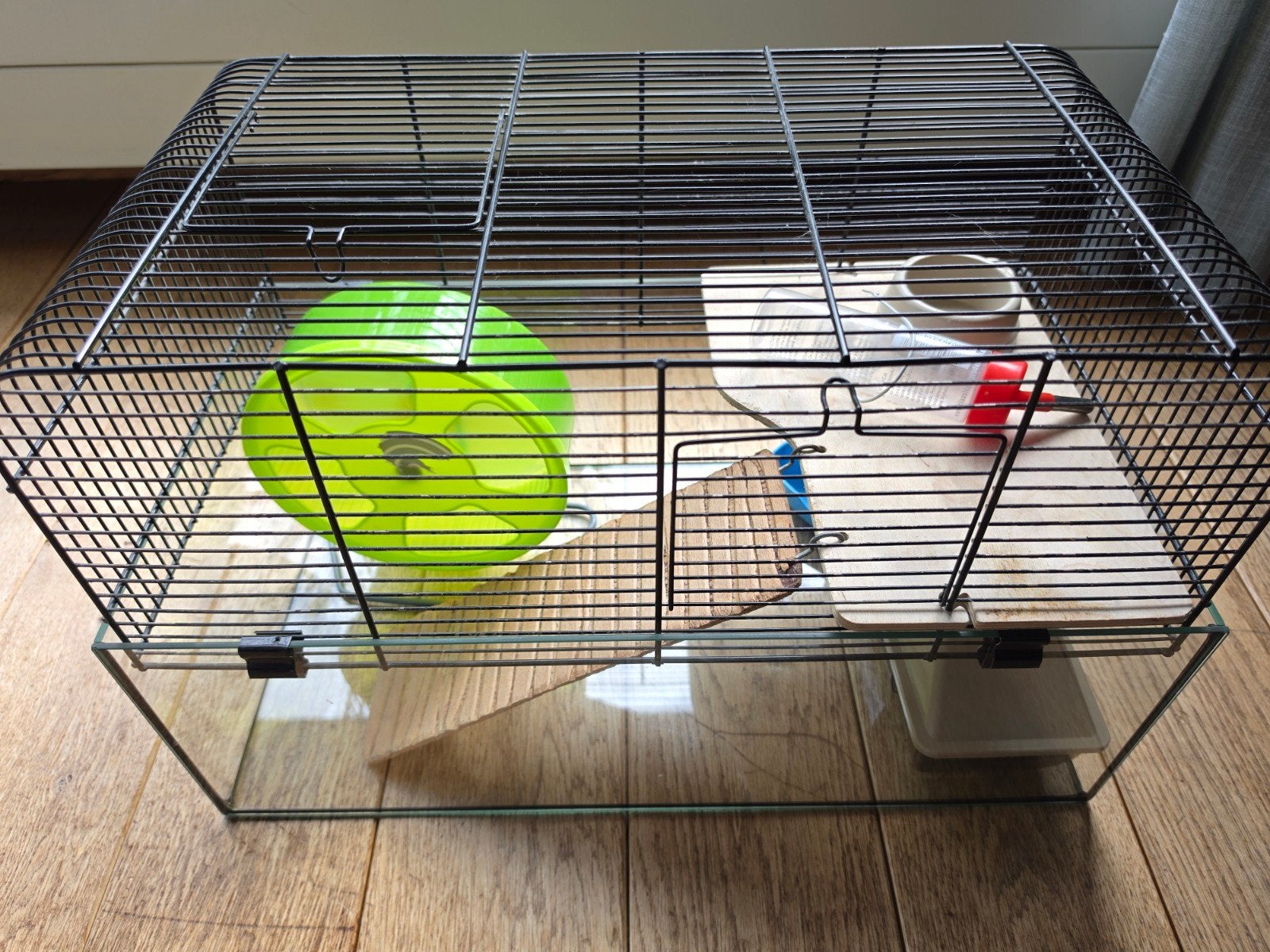 Hamsterkooi glas, Kooi, Gebruikt, Minder dan 75 cm, Ophalen