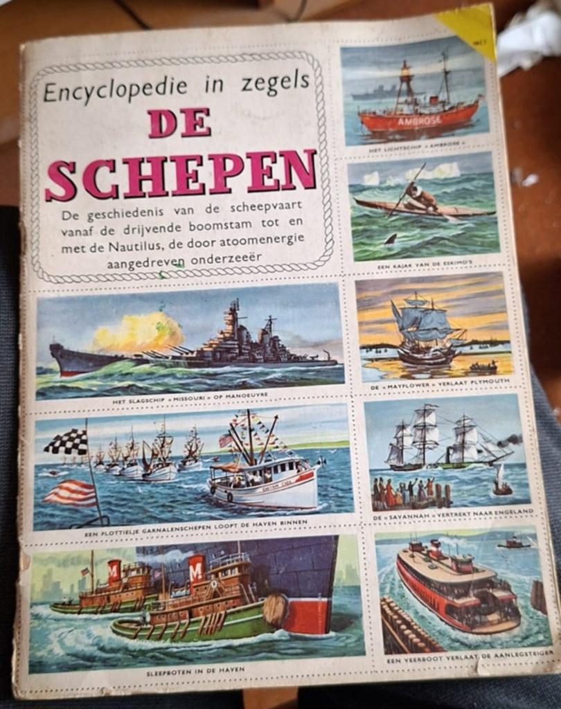 Encyclopedie in zegels: DE SCHEPEN - Een Gouden Boek, Ophalen of Verzenden