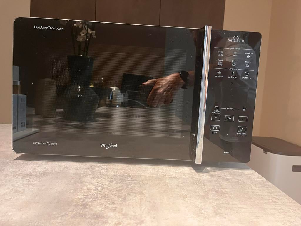 Whirlpool MCP 349 SL Combimagnetron - Zo goed als nieuw, Ophalen, Combimagnetron, Grill, Zo goed als nieuw