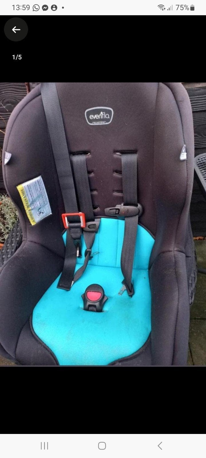 autostoeltje GRATIS (of voor een kleinigheidje), Ophalen