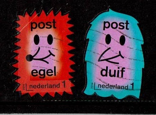 Nederland NVPH 3169-3170 gestempeld, Postzegels en Munten, Verzenden, Na 1940, Gestempeld