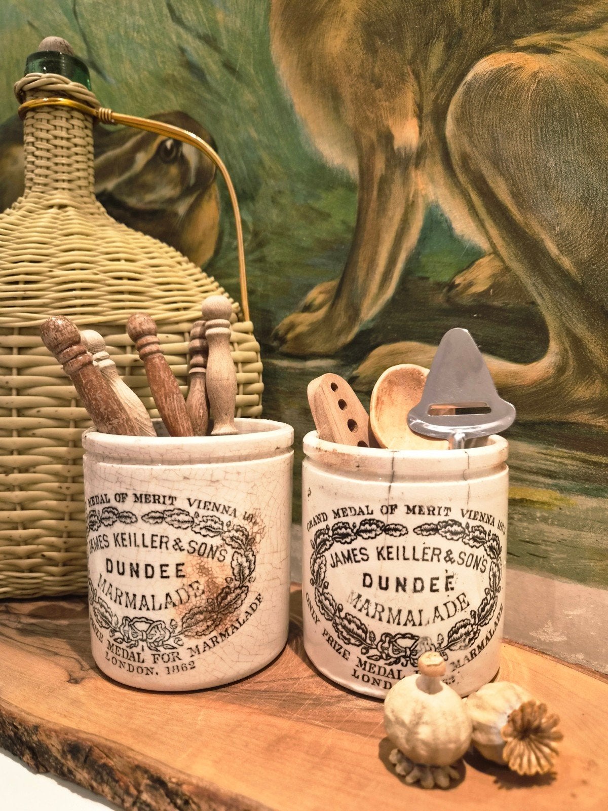 Antieke Marmalade potten ~, Antiek en Kunst, Ophalen of Verzenden