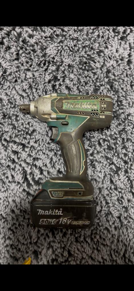 Makita DTW190z 18V LXT slagmoersleutel met accu, Variabele snelheid, Overige typen, Ophalen of Verzenden, Gebruikt
