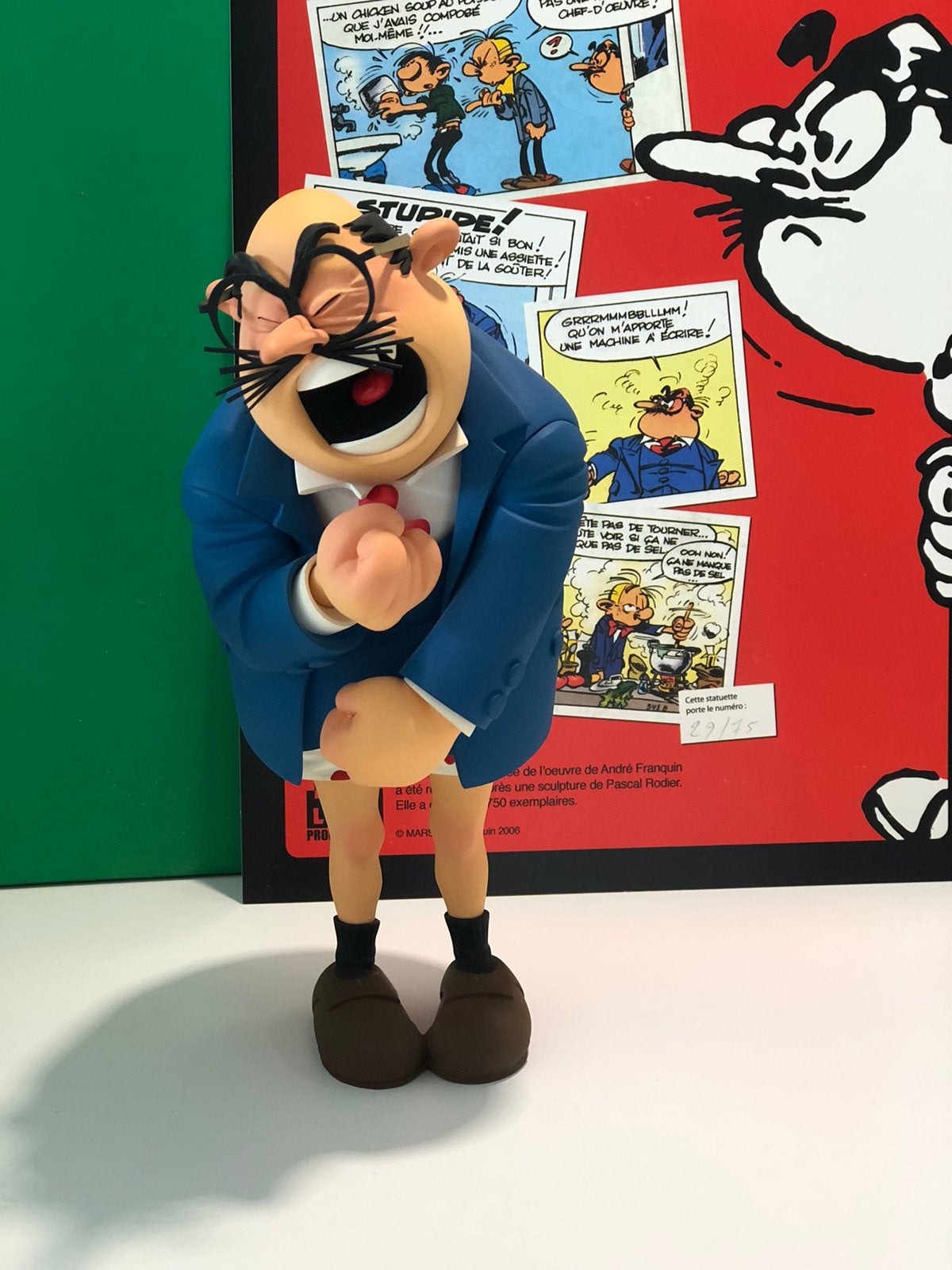 Monsieur Demesmaeker Anfaché Fariboles speciale versie, Verzamelen, Ophalen of Verzenden, Kuifje, Zo goed als nieuw, Beeldje of Figuurtje