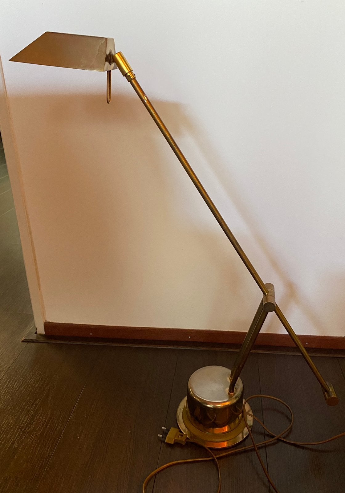 Vintage Massive Belgium lamp, Ophalen, Overige materialen, Bureaulamp, Gebruikt