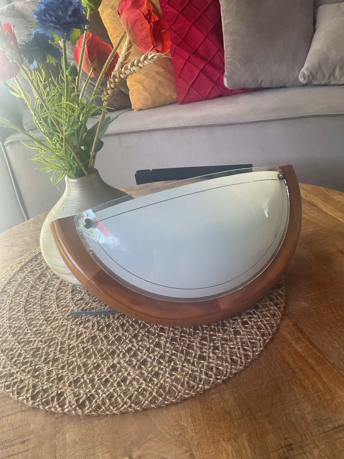 Mooie wandlamp( prima staat), Huis en Inrichting, Gebruikt, Bruin, Ophalen of Verzenden, Wandlamp