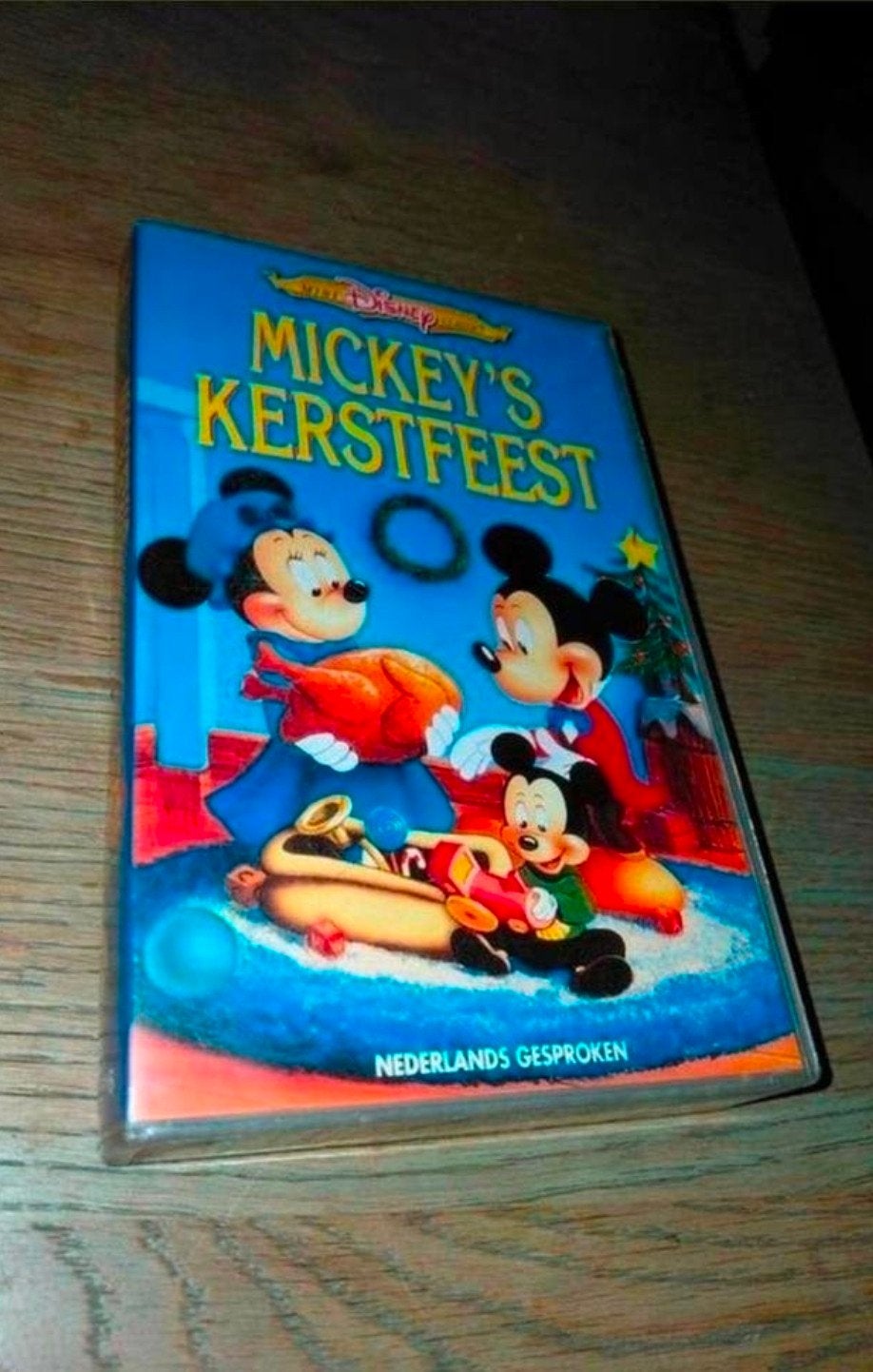 Mini Disney Classics Mickey's Kerstfeest videoband. 1992, Gebruikt, Tekenfilm, Alle leeftijden, Ophalen of Verzenden