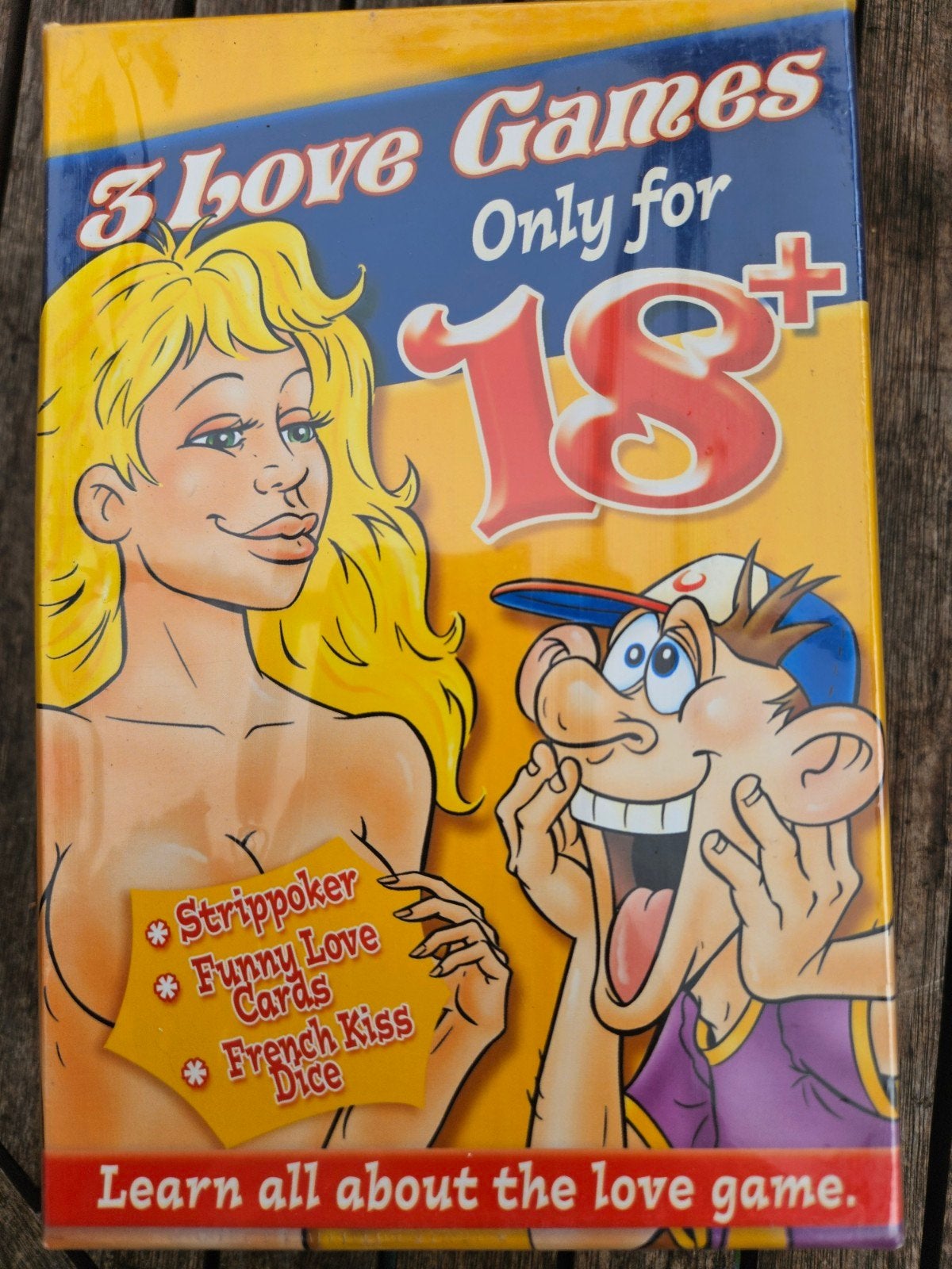 3 Love Games 18+ - Strippoker, Funny Love Cards, French Kiss, Een of twee spelers, Ophalen of Verzenden, Nieuw, Miko.nl