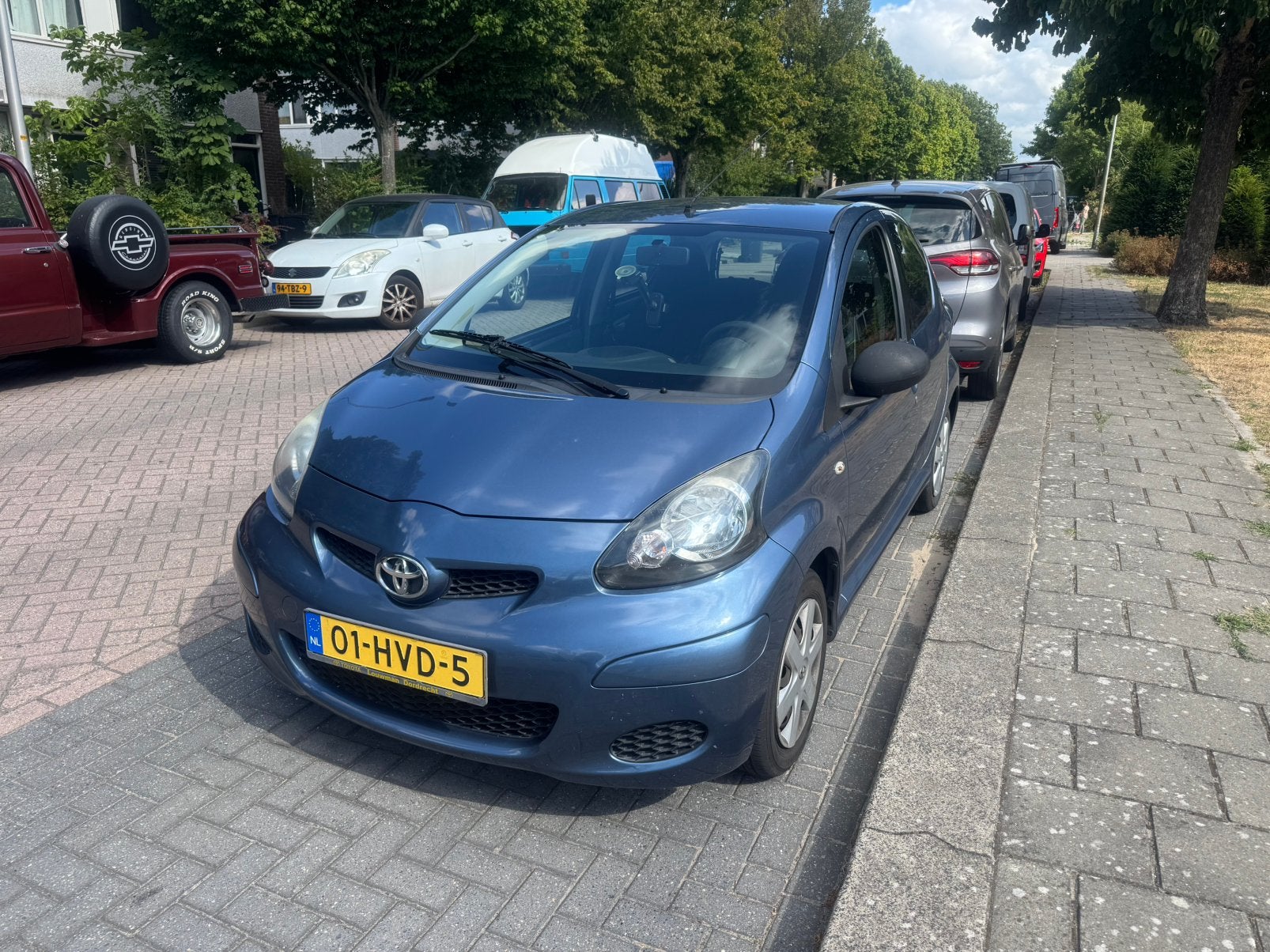 Toyota Aygo 1.0 12V Vvt-i 5DRS 2009 Blauw, Auto's, Voorwielaandrijving, 68 pk, Origineel Nederlands, Handgeschakeld