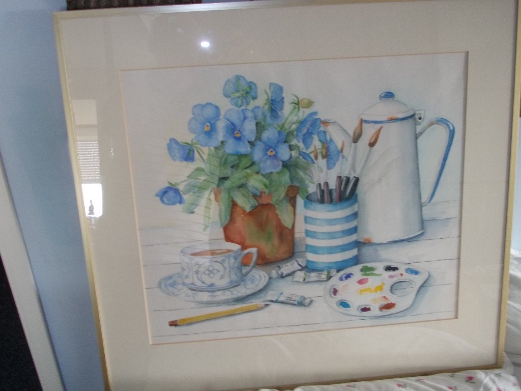 AQUAREL SCHILDERIJ 55x60 CM, Ophalen