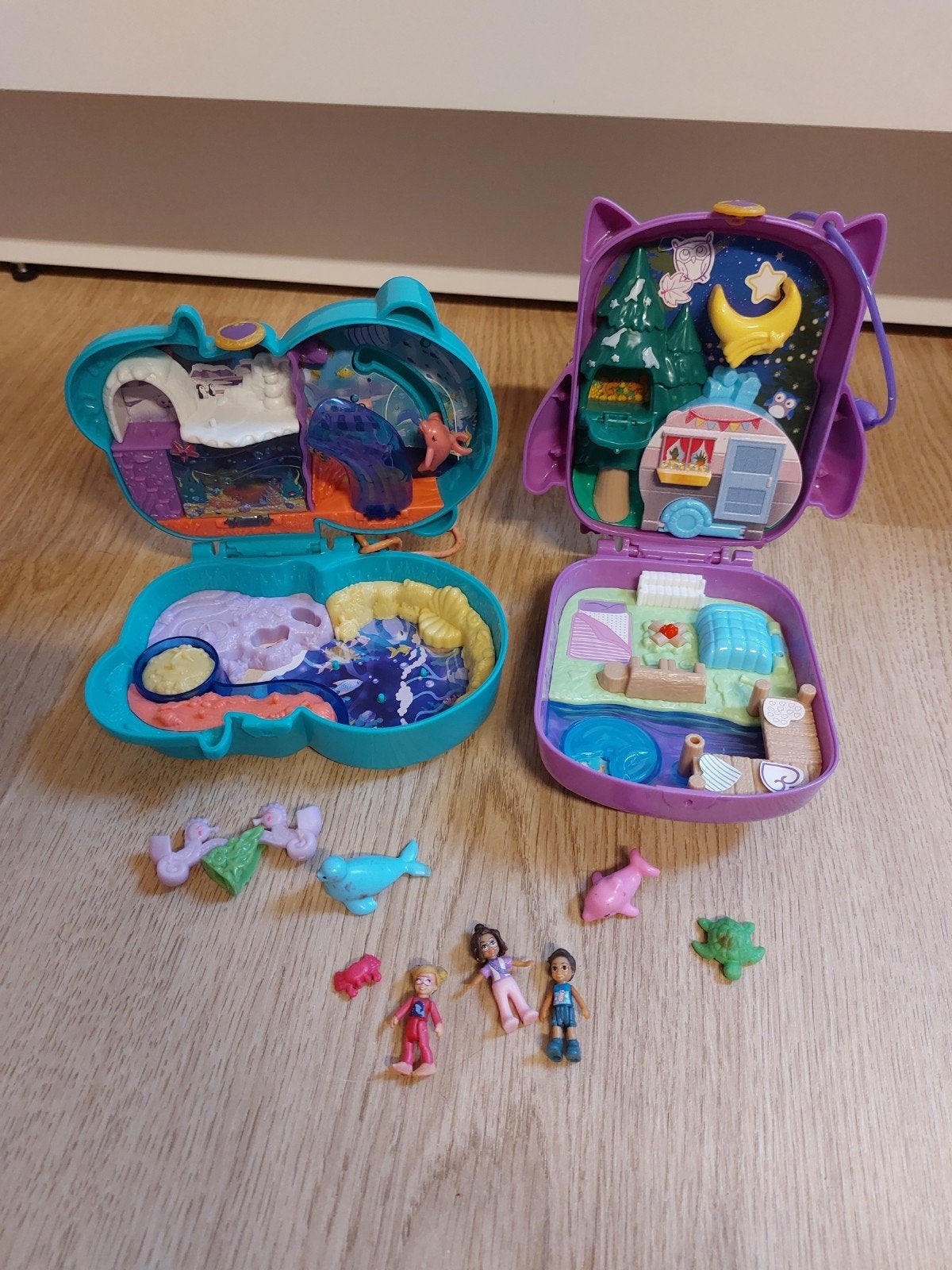 Polly pocket uil en otter, Verzamelen, Speelgoed, Ophalen of Verzenden