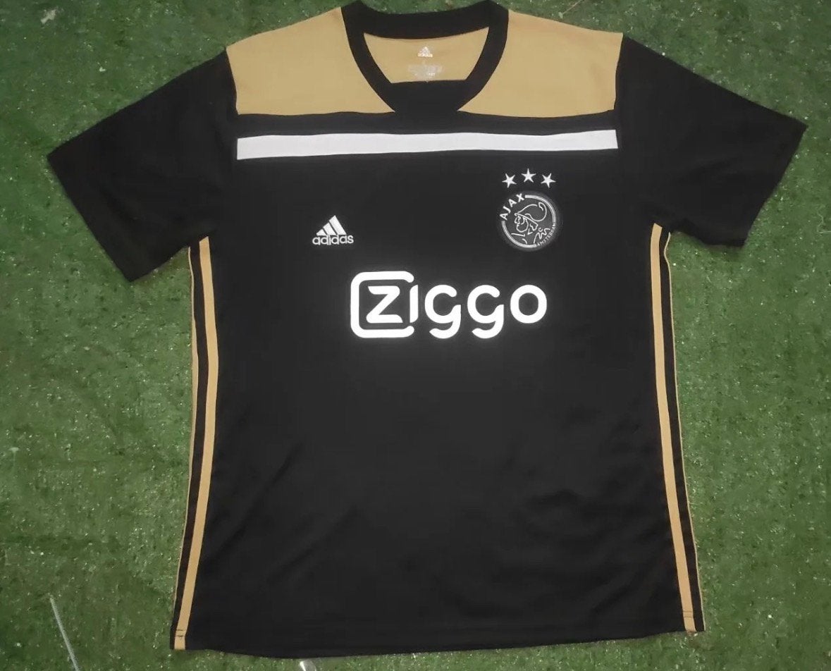 Ajax uittenue 2018/2019 (Maat en bedrukking naar keuze), Sport en Fitness, Maat XL, Ophalen, Zo goed als nieuw, Shirt