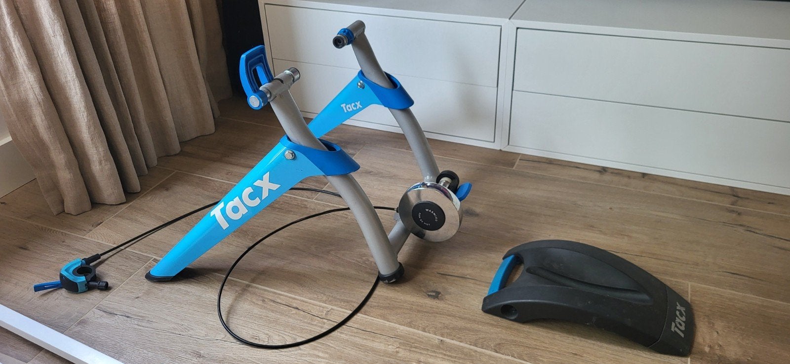 Tacx fietstrainer blauw – nette staat, Ophalen, Gebruikt, Overige typen