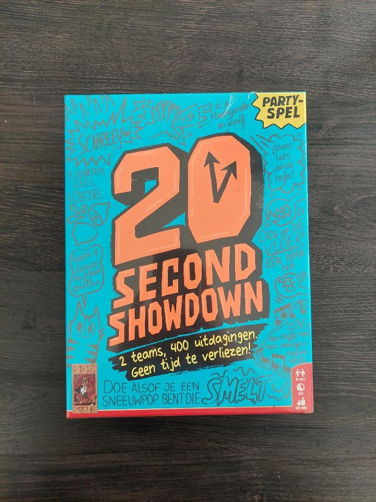 20 second showdown Nieuw, Vijf spelers of meer, Ophalen of Verzenden, Nieuw, 999 games