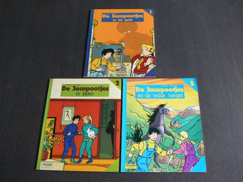 De Jacopootjes - 3 delen, Meerdere stripboeken, Verzenden, Zo goed als nieuw