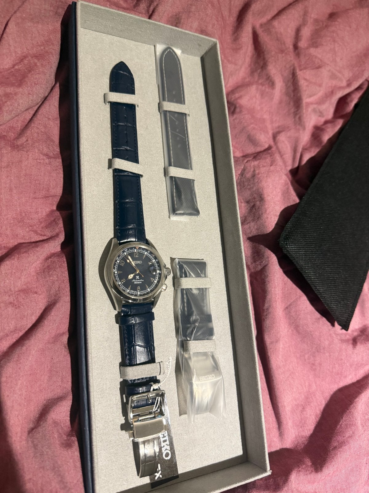 Seiko Prospex Alpinist Night Sky Limited Edition SPB531J1, Seiko, Leer, Staal, Polshorloge