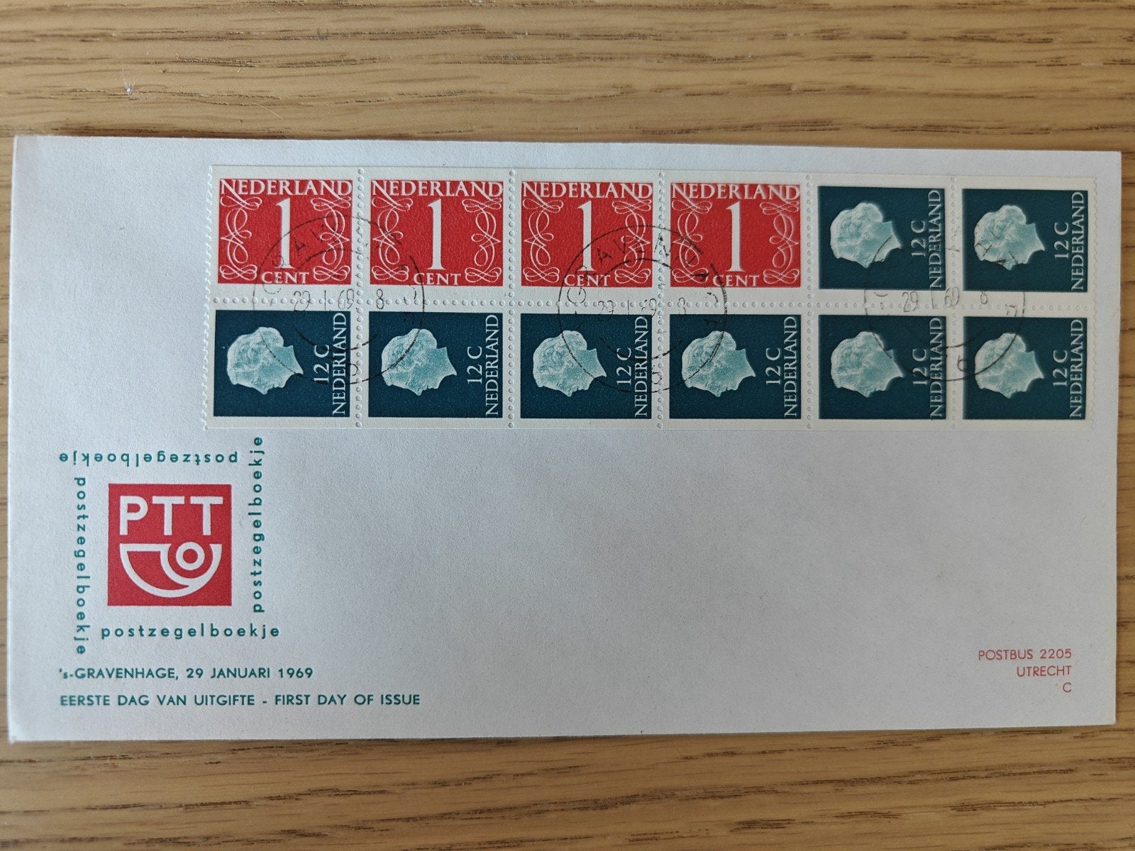 PTT Postzegelboekje Eerste Dag Uitgifte 1969, Ophalen of Verzenden, Na 1940, Postfris