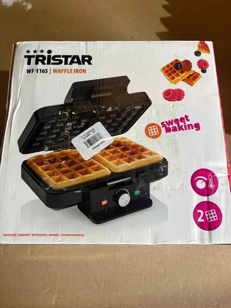 Tristar WF-1165 Wafelijzer - Nieuw in doos, Ophalen of Verzenden, Nieuw