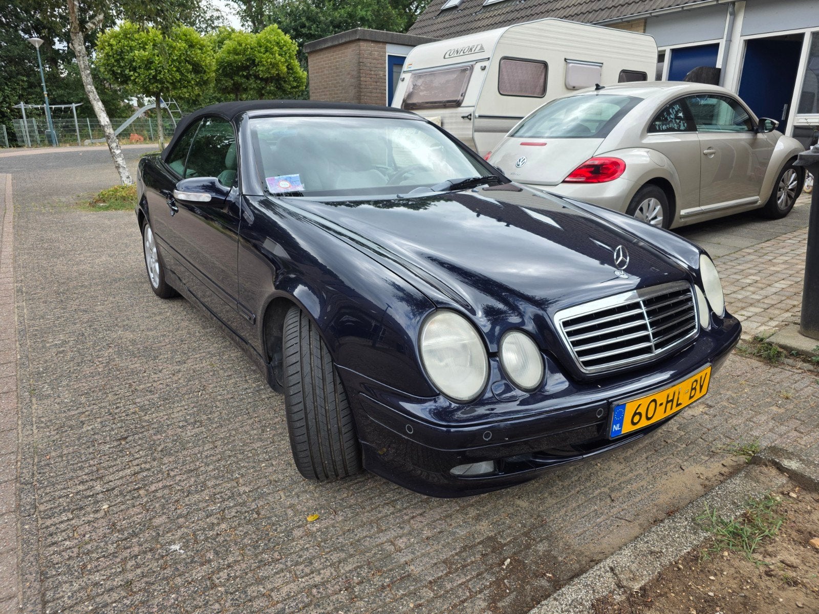 Mercedes-Benz CLK 2.0 Clk200 Kompr Cabrio Eleg.aut 2001, Auto's, Automaat, 1998 cc, Achterwielaandrijving, 4 cilinders