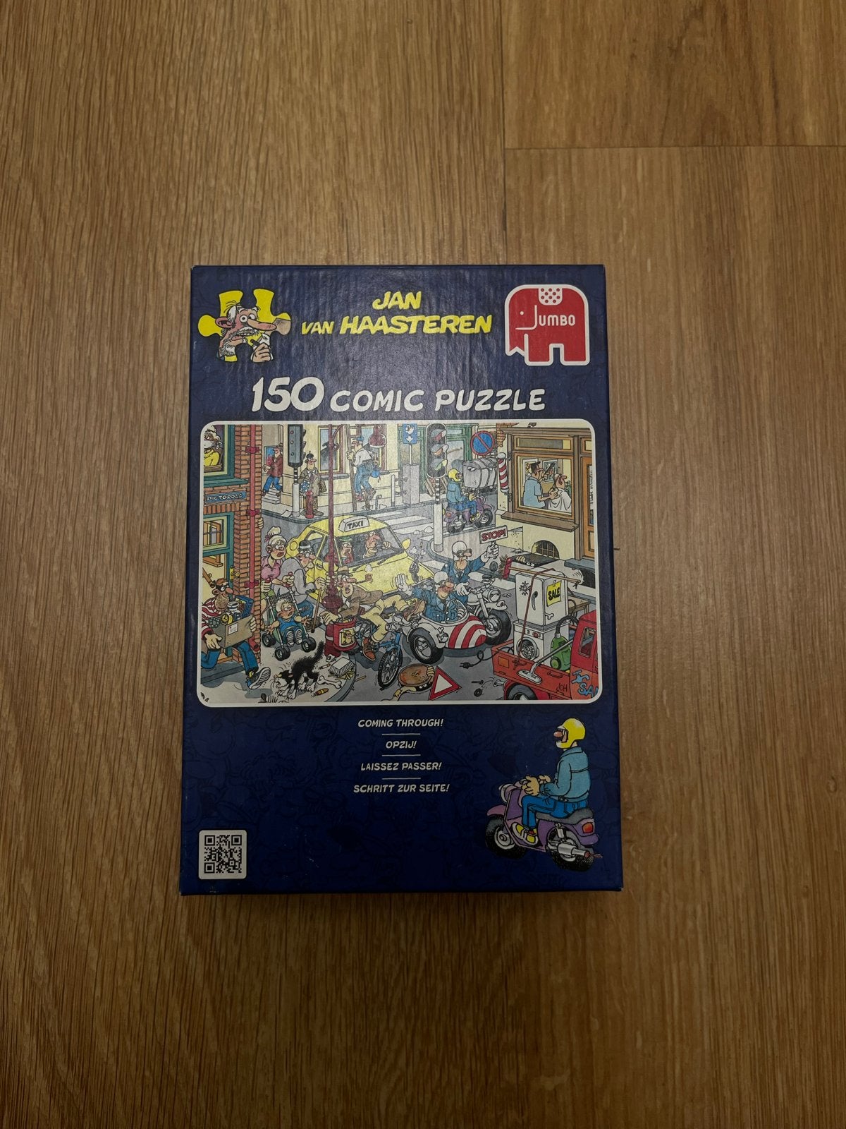 Jan van Haasteren 150 Comic Puzzle - Coming Through!, Ophalen of Verzenden, Minder dan 500 stukjes, Gebruikt, Legpuzzel