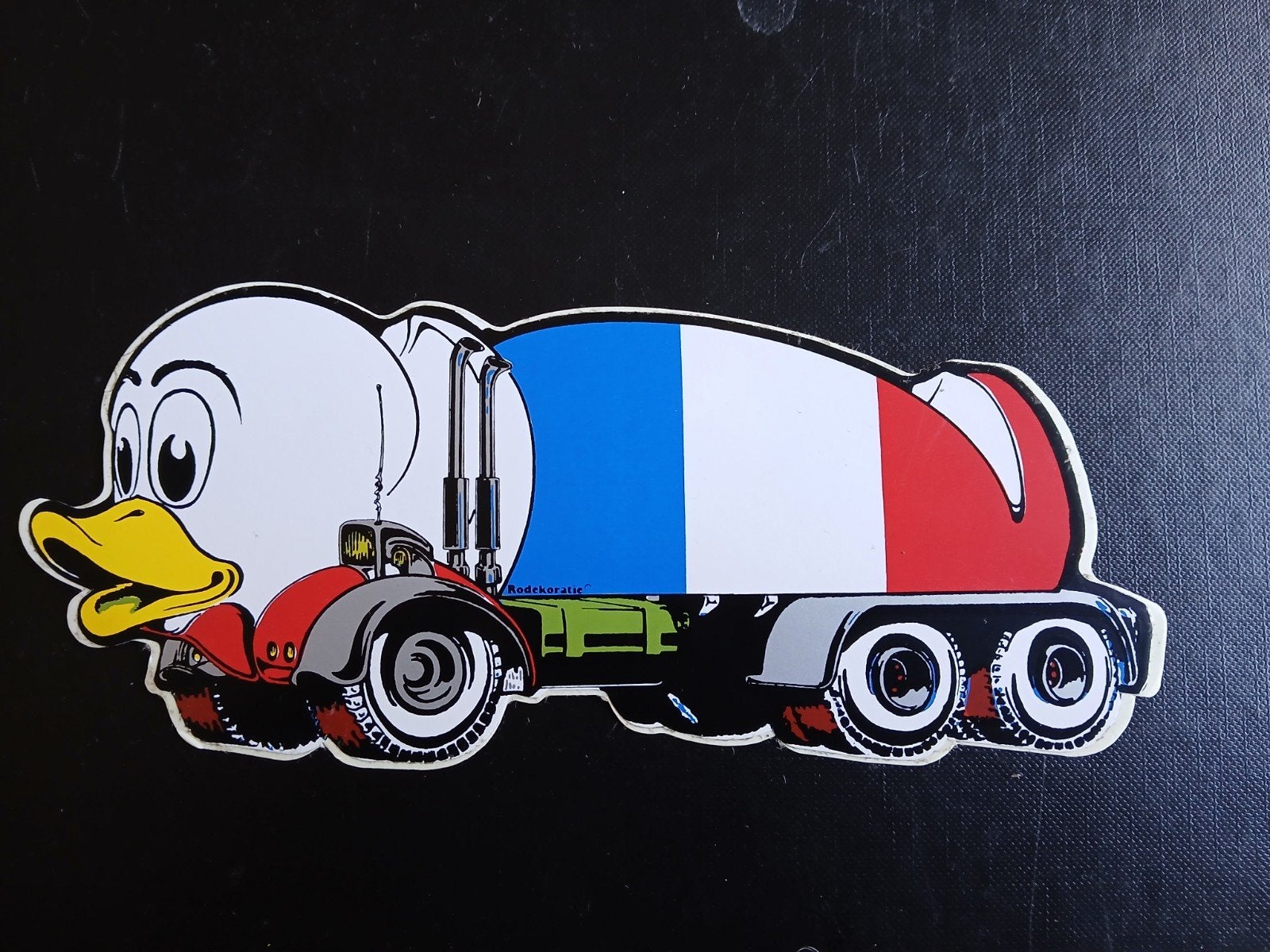 Franse Duck Vrachtwagen Sticker, Ophalen of Verzenden, Zo goed als nieuw, Auto's
