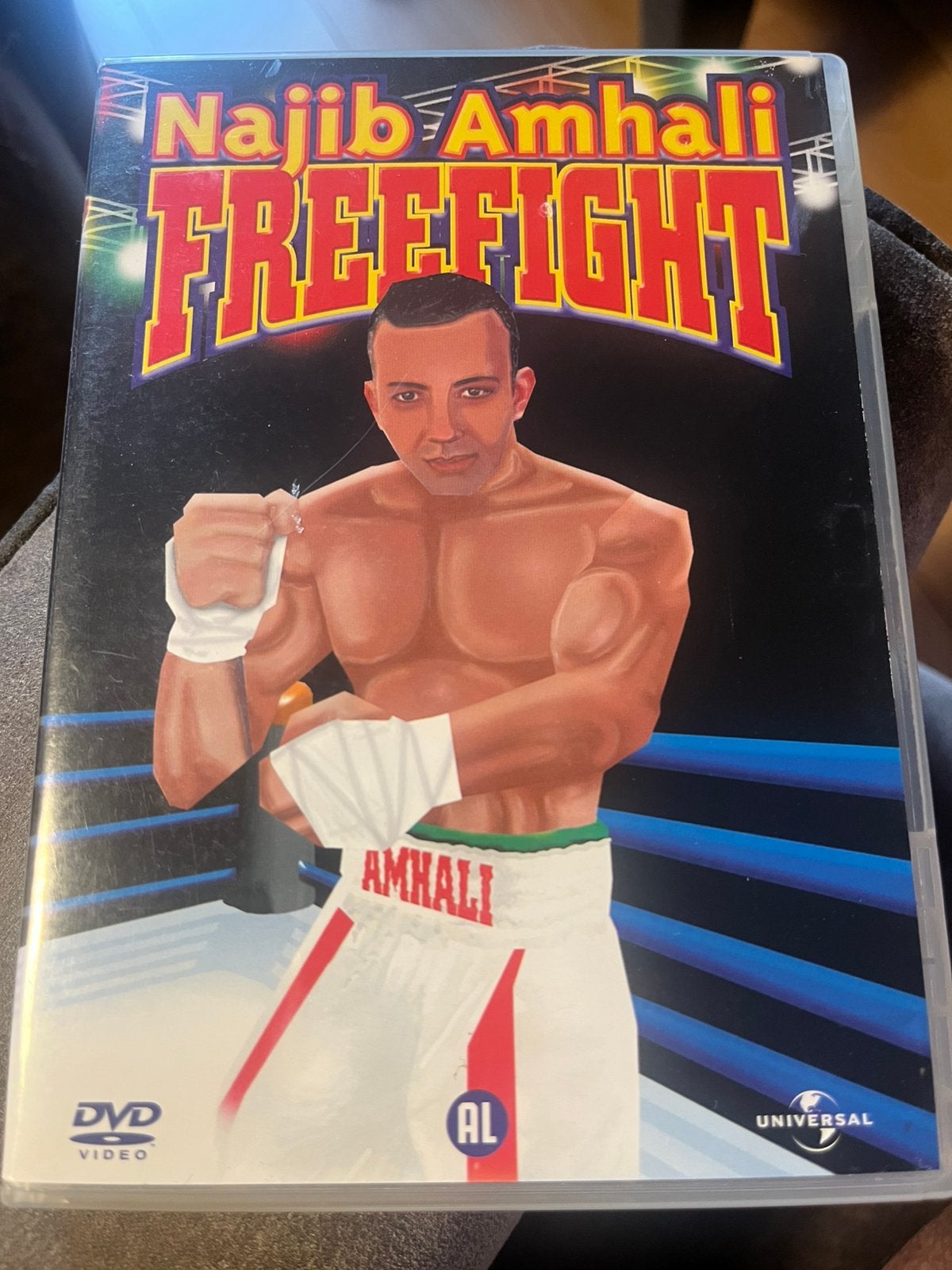 Najib Amhali Freefight DVD - Cabaretvoorstelling, Alle leeftijden, Ophalen of Verzenden, Gebruikt, Overige genres