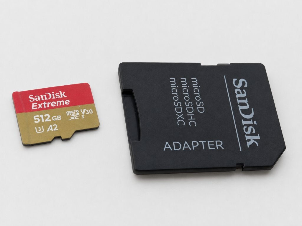SanDisk Extreme 512GB microSDXC U3 V30 A2 4K Garantie, Ophalen, Nn, Geschikt voor 4K video, SDXC