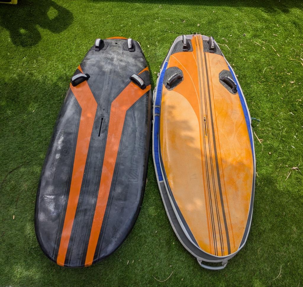 Twee unieke Custom boards 140 & 165 liter, lees verder...., Watersport en Boten, Windsurfen, Ophalen, Minder dan 250 cm, 8 m² of meer