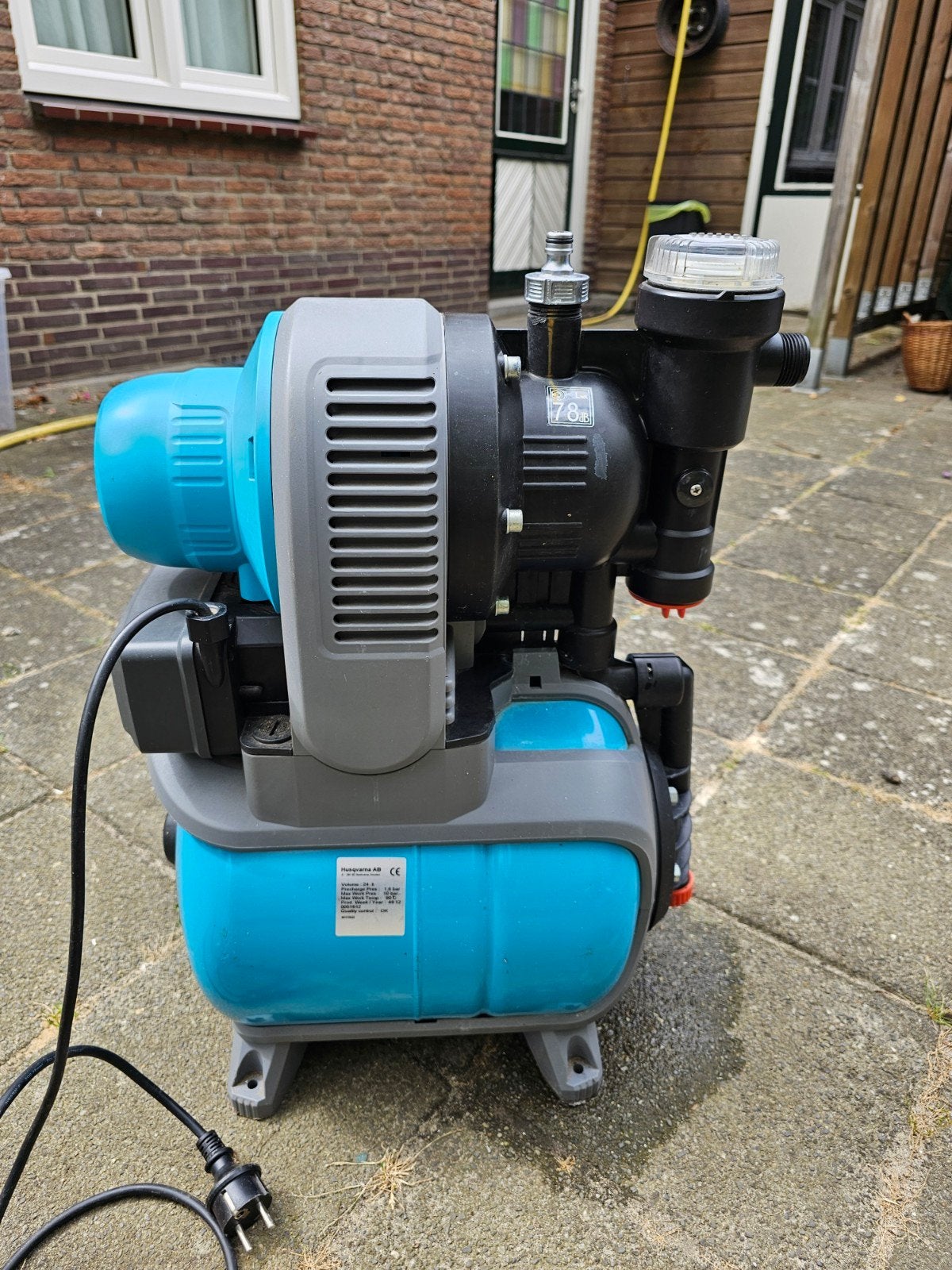 Husqvarna/ Gardena AB Typ 3000/4 Hydrofoorpomp - 24L, 650W, Tuin en Terras, Waterpompen, Ophalen, Gebruikt, Elektrisch, Hydrofoorpomp