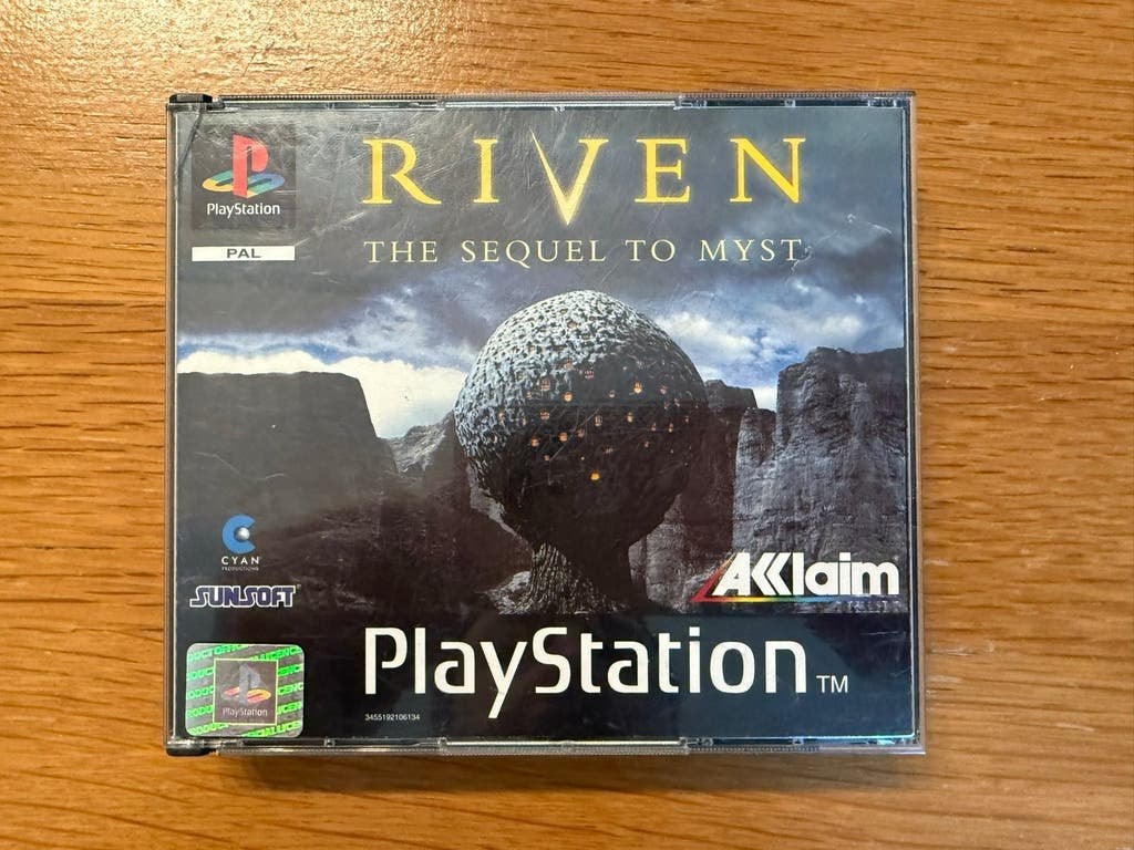 Riven: The Sequel to Myst (PlayStation 1, PAL, Duitse versie, Spelcomputers en Games, Puzzel en Educatief, Gebruikt, 1 speler