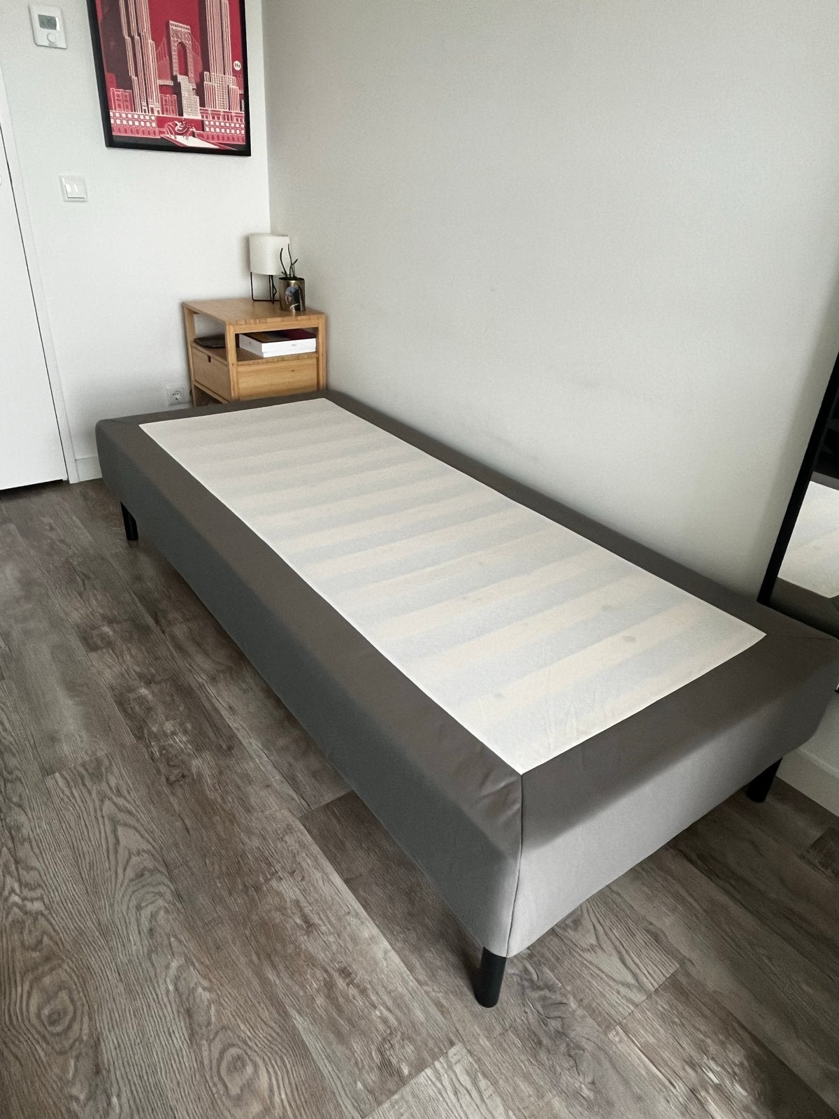 IKEA Espevär boxspring onderstel - Eenpersoons, Ophalen, 90 cm, Eenpersoons, Zo goed als nieuw