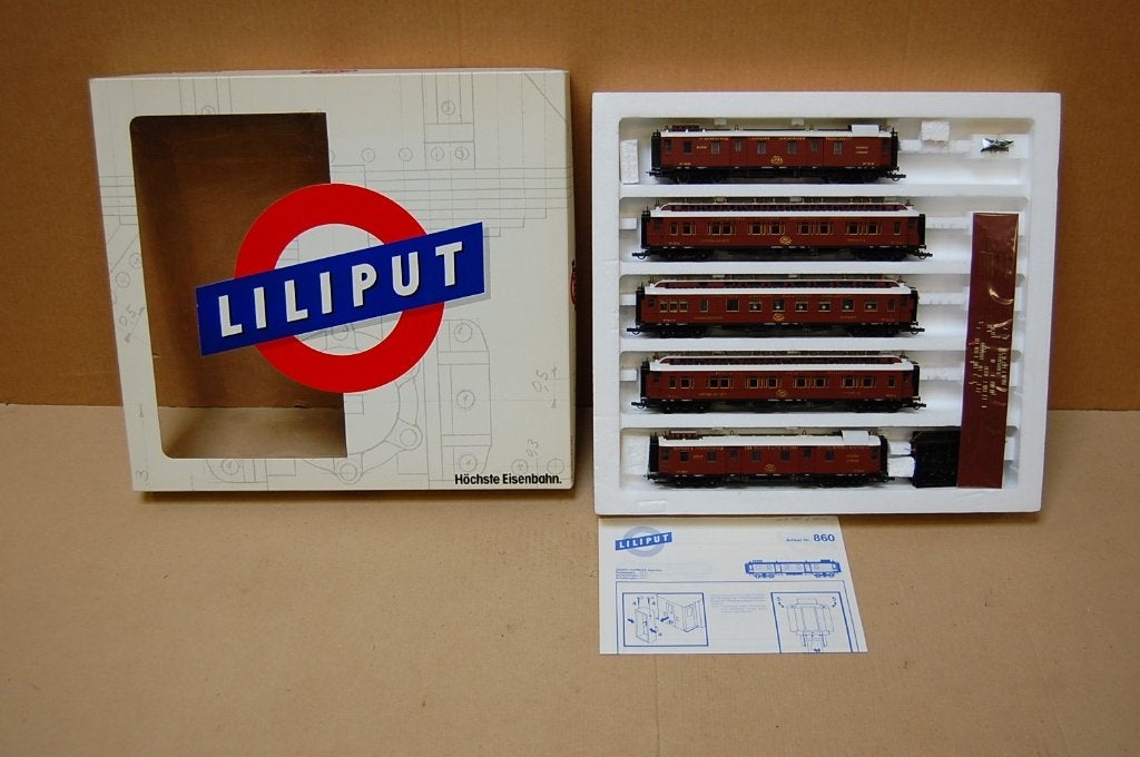 LILIPUT 860., Treinset, Gelijkstroom, Ophalen of Verzenden, Zo goed als nieuw