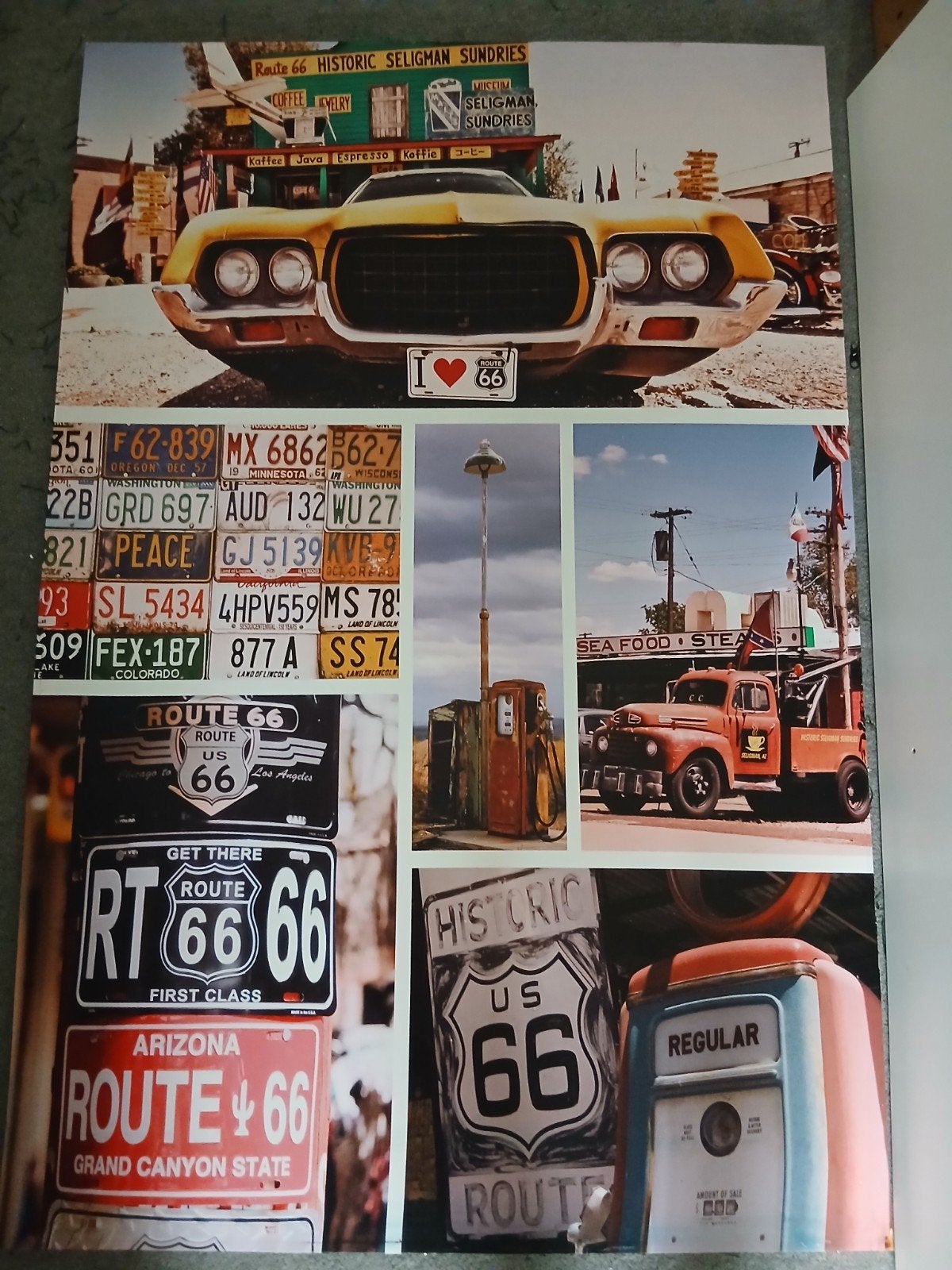 Grote canvas lijst, Ophalen, Gebruikt, 75 tot 100 cm, 75 cm of meer