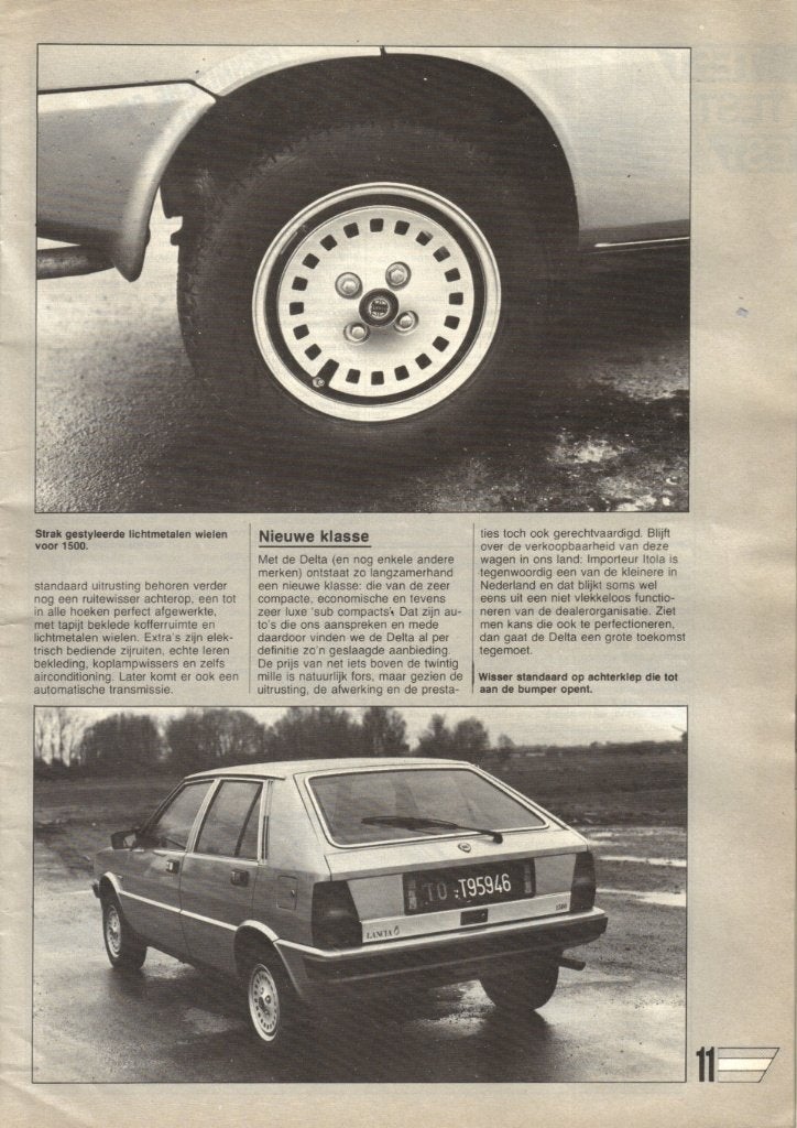 Autokampioen test Lancia Delta 1500 April 1980, Ophalen of Verzenden, Gelezen, Overige merken