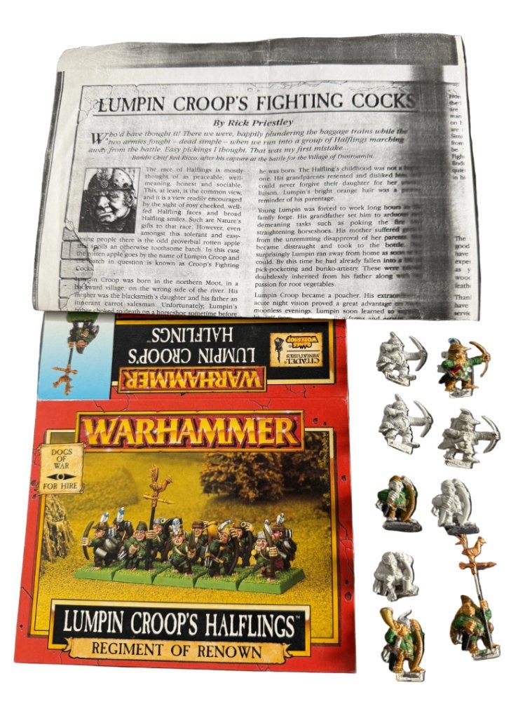 Warhammer Dogs of War Lumpin Croops Halflings, Hobby en Vrije tijd, Wargaming, ., Warhammer, Ophalen of Verzenden, Zo goed als nieuw