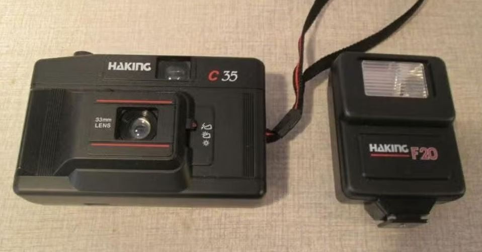 Prima Compact Fototoestel - Haking - met flitser, Ophalen of Verzenden, Zo goed als nieuw, Compact, Overige Merken