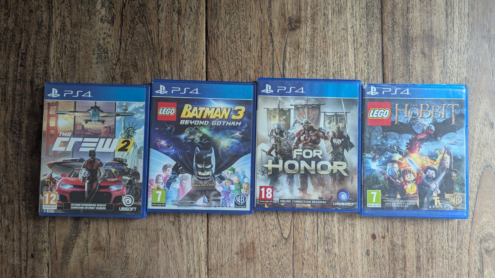 PS4 Games: The Crew 2, Lego Batman 3, For Honor, Lego Hobbit, Spelcomputers en Games, Ophalen